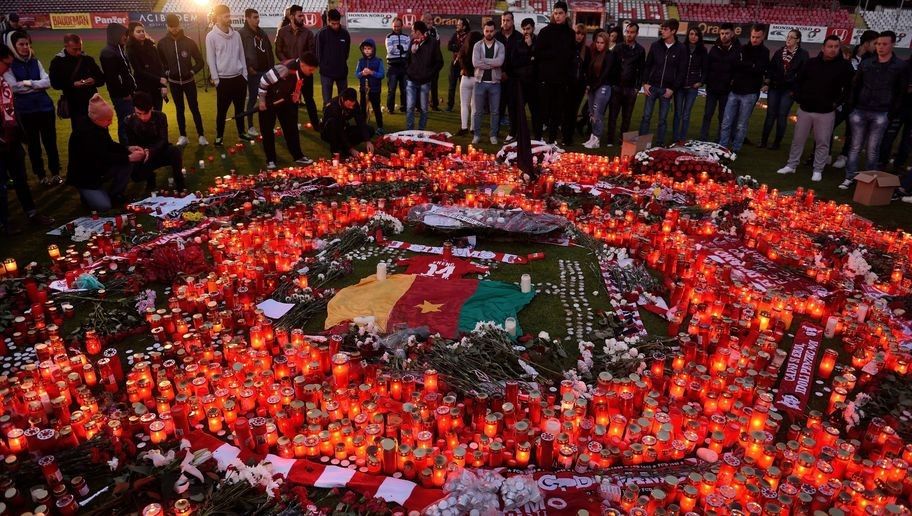 FBL-ROMANIA-CAMERON-PATRICK-EKENG-COMMEMORATION
