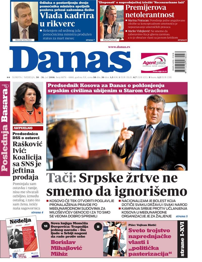 thaci-danas