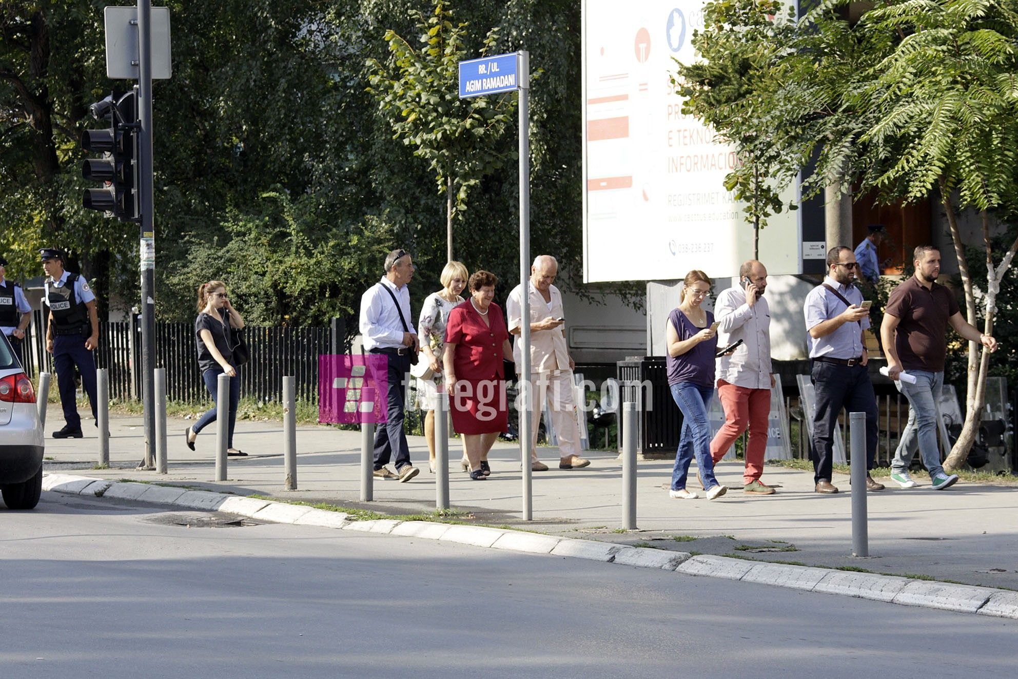 policia per rreth kuvendit dhe qeverise - 1 shtator - foto Ridvan Slivova (2)