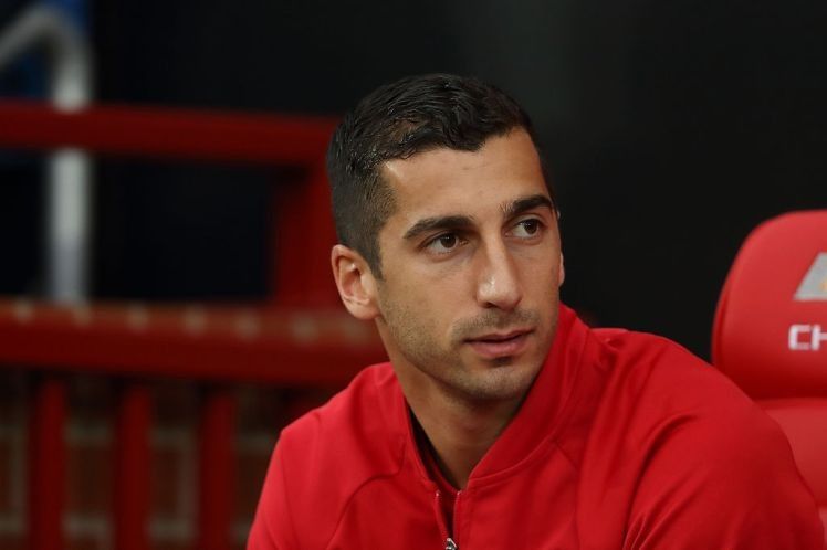 MANCHESTER, ENGLAND - AUGUST 03: Henrikh Mkhitaryan of Manchester United during the Wayne Rooney Testimonial match between Manchester United and Everton at Old Trafford on August 3, 2016 in Manchester, England. (Photo by Matthew Ashton - AMA/Getty Images)