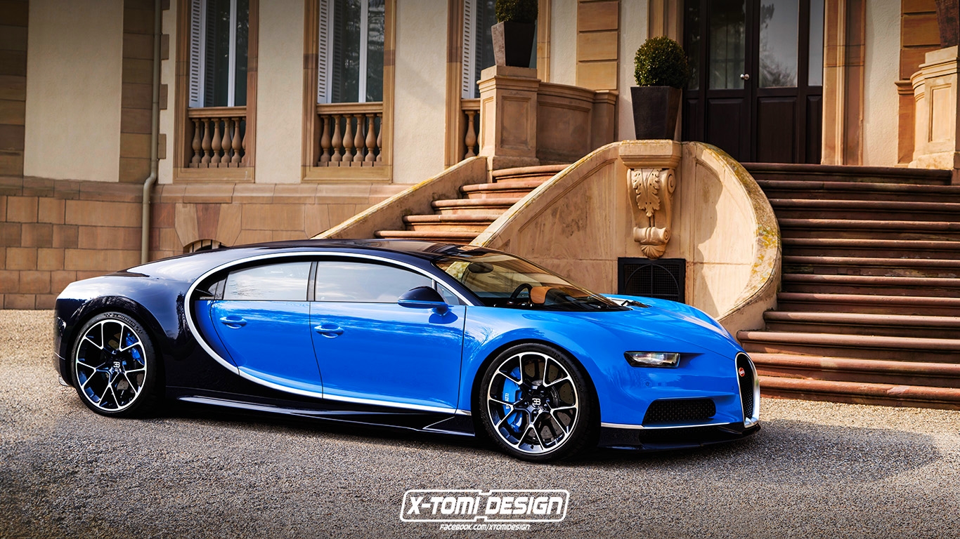 Modeli ri i Bugatti Chiron mund ti kete kater dyer foto 5